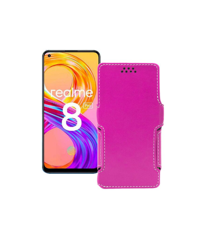 Чохол-книжка з екошкіри для телефону Realme 8 2021