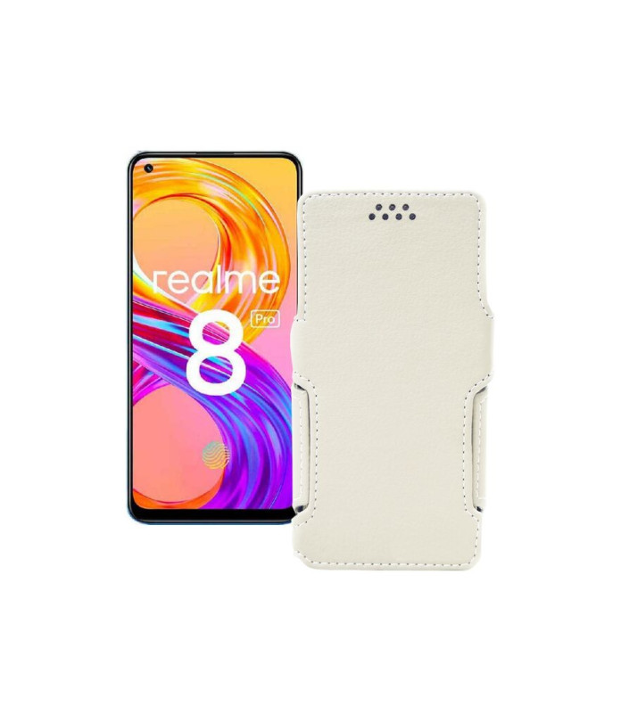 Чохол-книжка з екошкіри для телефону Realme 8 2021