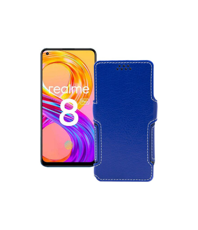 Чохол-книжка з екошкіри для телефону Realme 8 2021