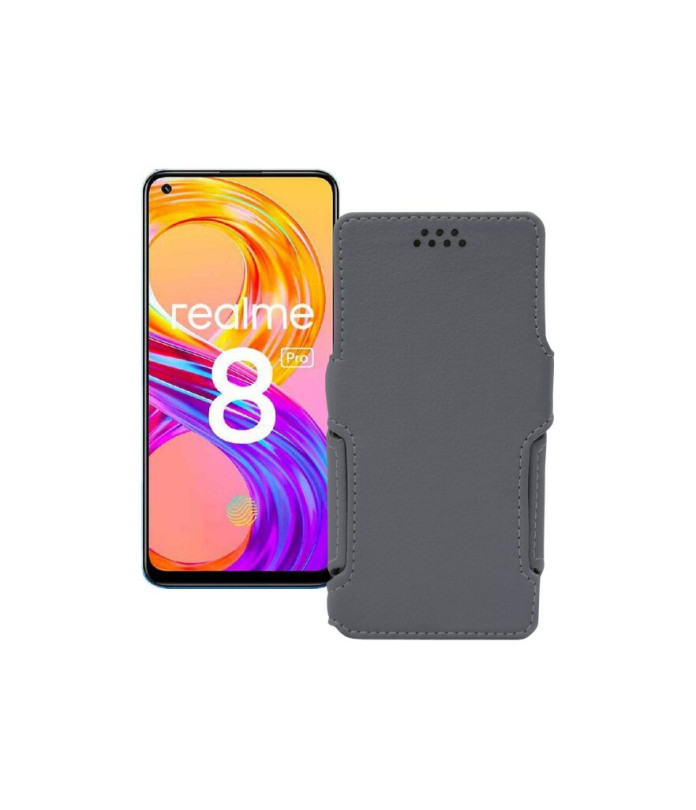 Чохол-книжка з екошкіри для телефону Realme 8 2021