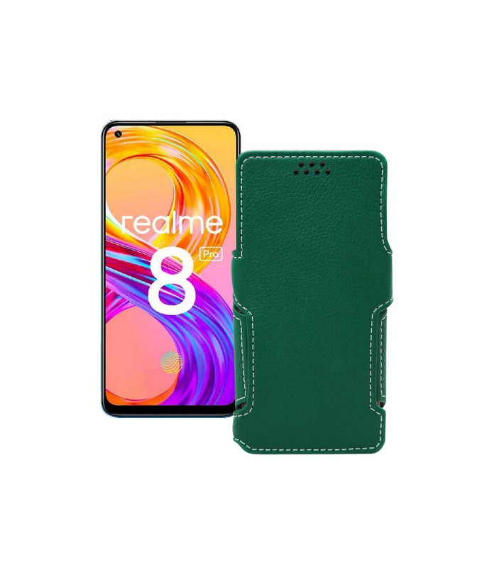 Чохол-книжка з екошкіри для телефону Realme 8 2021