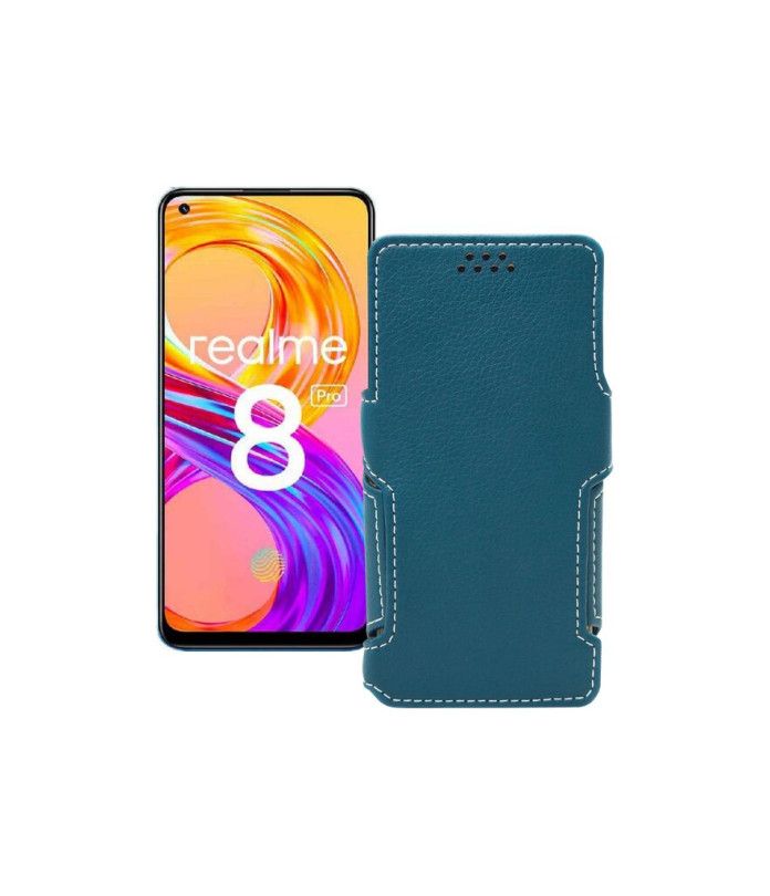 Чохол-книжка з екошкіри для телефону Realme 8 2021