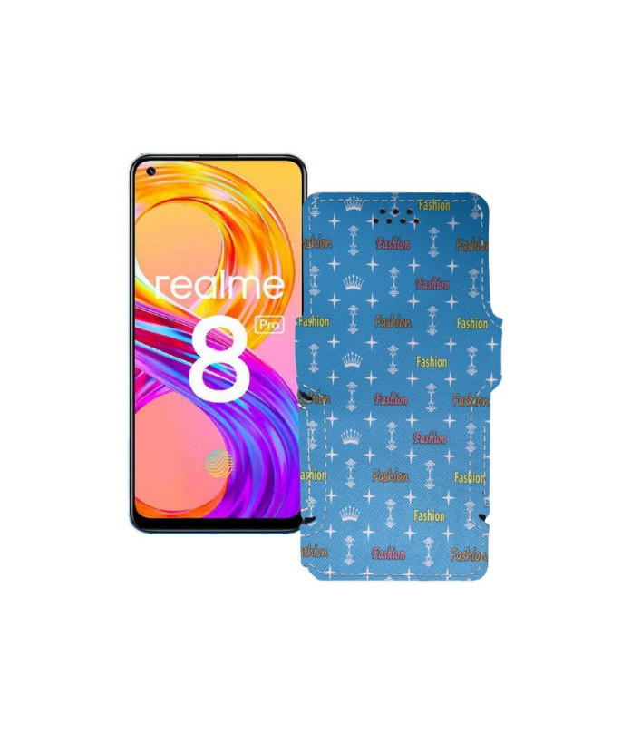 Чохол-книжка з екошкіри для телефону Realme 8 2021