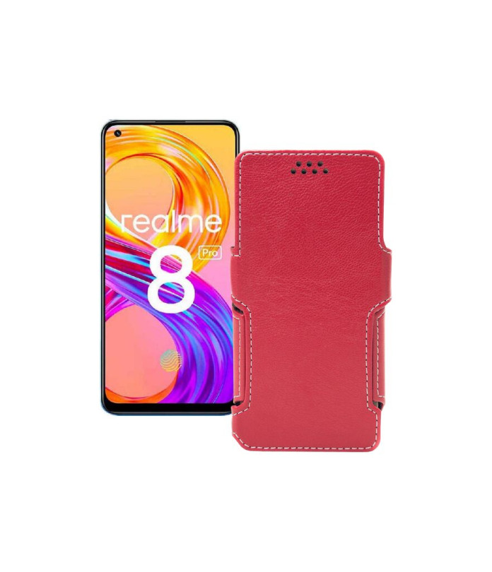 Чохол-книжка з екошкіри для телефону Realme 8 2021