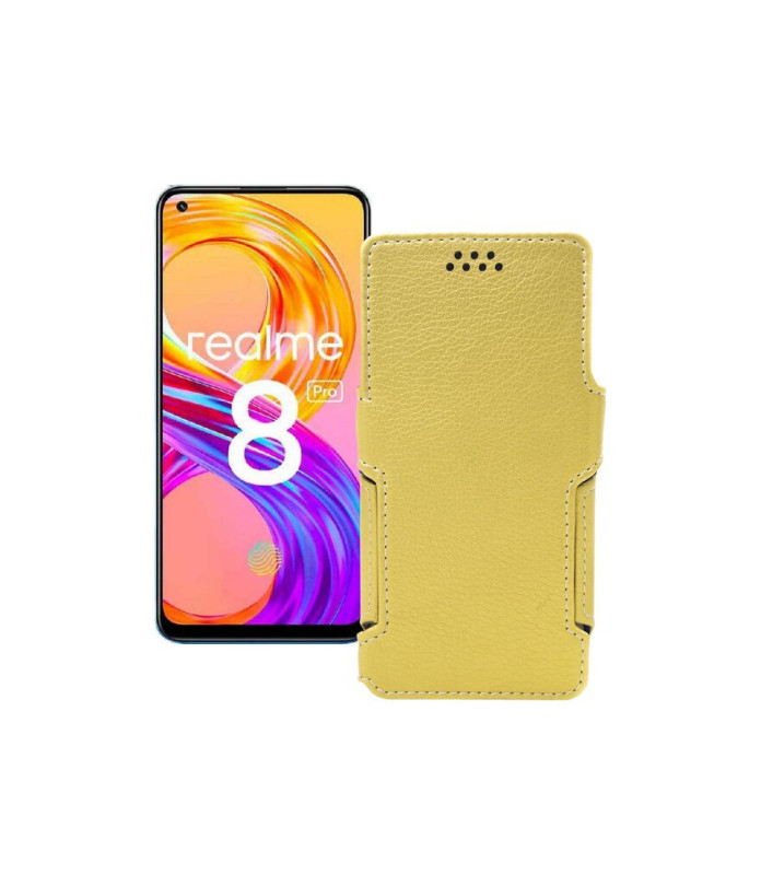 Чохол-книжка з екошкіри для телефону Realme 8 2021