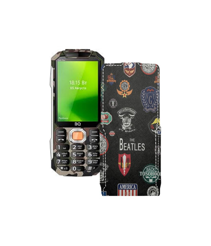 Чохол-флип з екошкіри для телефону BQ 3586 Tank Max