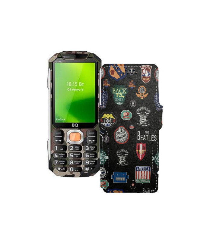 Чохол-книжка з екошкіри для телефону BQ 3586 Tank Max