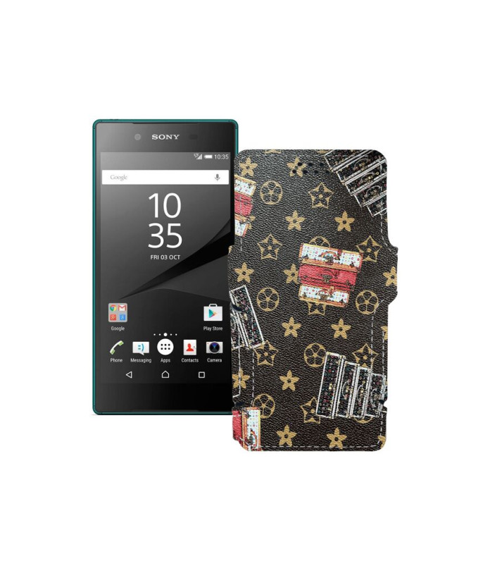 Чохол-книжка з екошкіри для телефону Sony Xperia Z5 Dual E6633