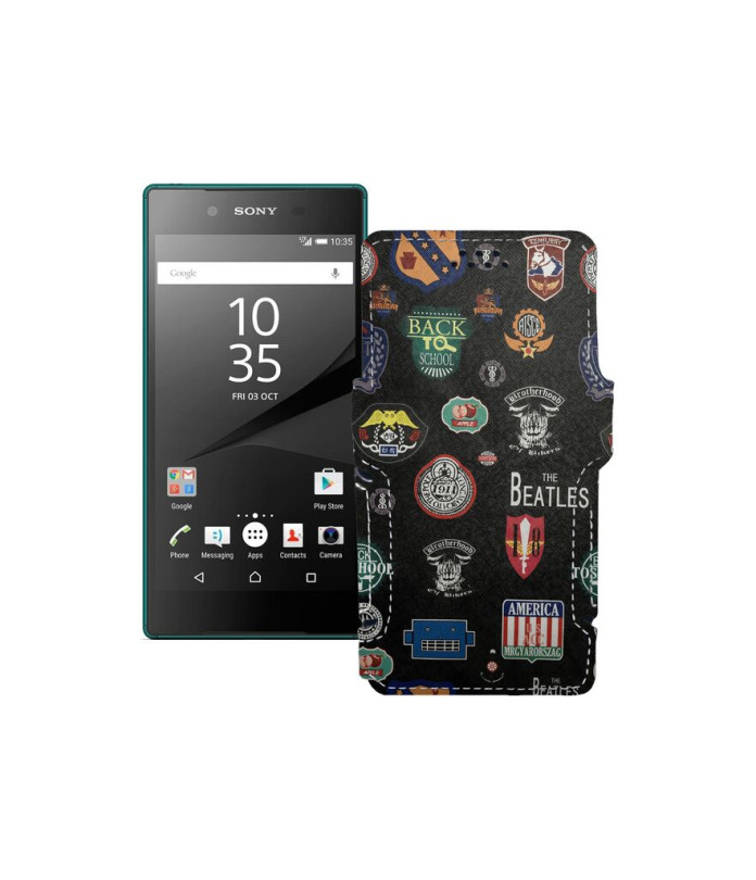 Чохол-книжка з екошкіри для телефону Sony Xperia Z5 Dual E6633