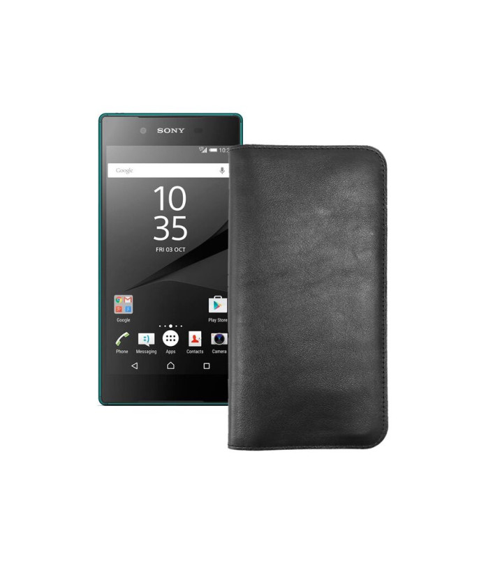 Портмоне з шкіри для телефону Sony Xperia Z5 Dual E6633