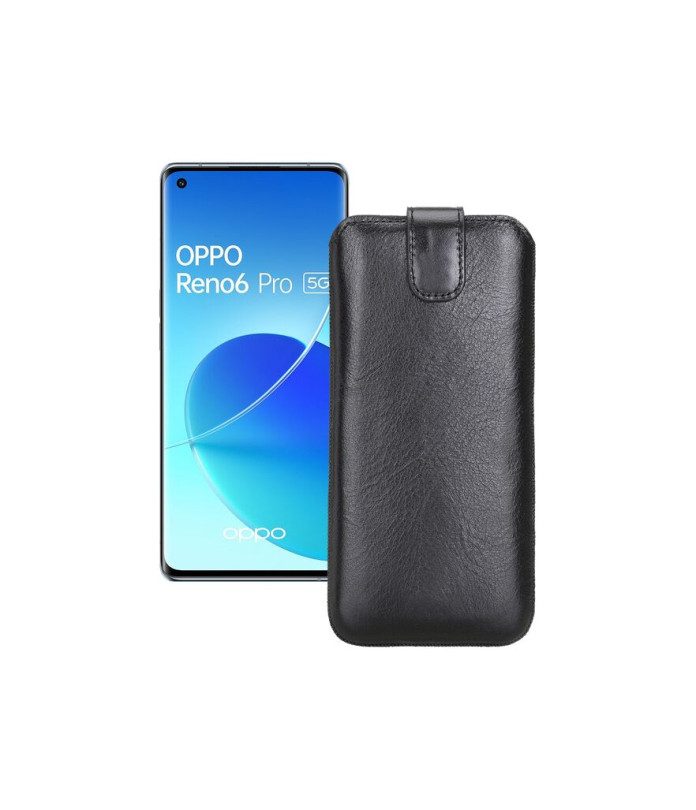 Витяжка з екошкіри для телефону OPPO Reno 6 Pro 5G