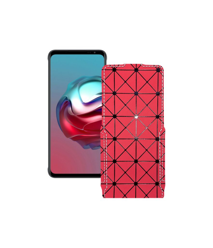 Чохол-флип з екошкіри для телефону ZTE Nubia Red Magic 6