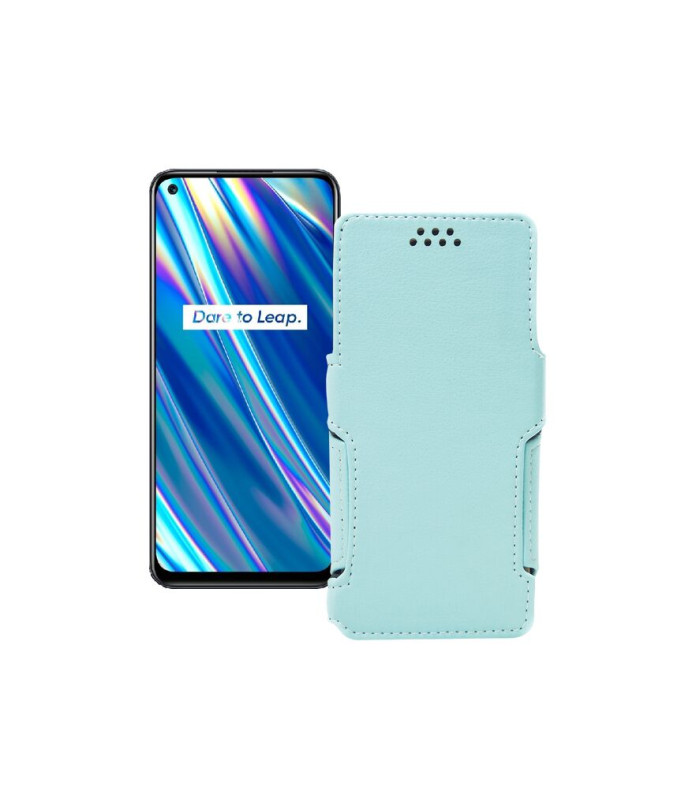 Чохол-книжка з екошкіри для телефону Realme Q3i 5g 2021