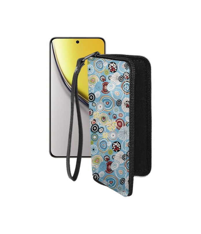 Чохол-гаманець з екошкіри для телефону Realme P3 Ultra