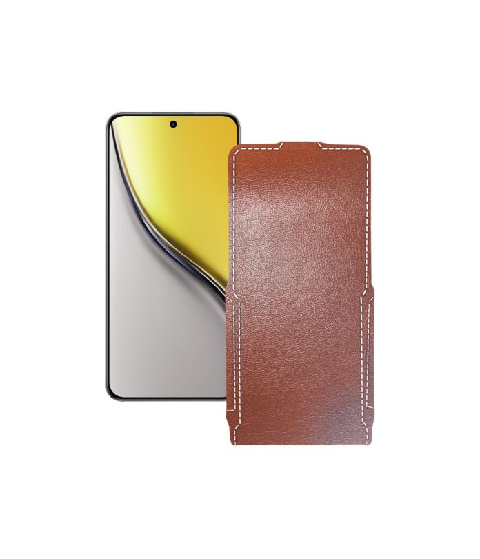 Чохол-флип з екошкіри для телефону Realme P3 Ultra