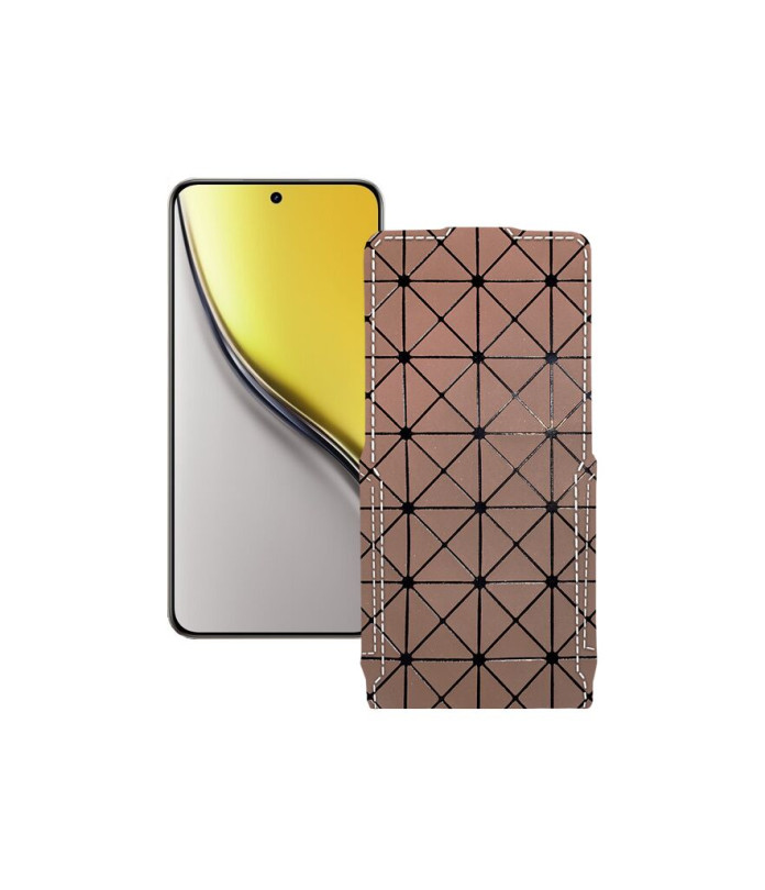 Чохол-флип з екошкіри для телефону Realme P3 Ultra