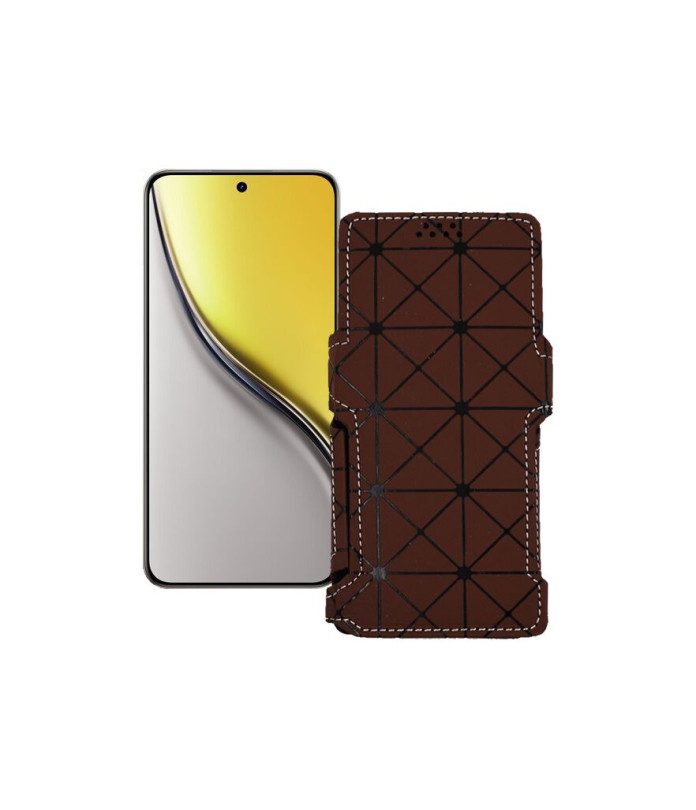 Чохол-книжка з екошкіри для телефону Realme P3 Ultra