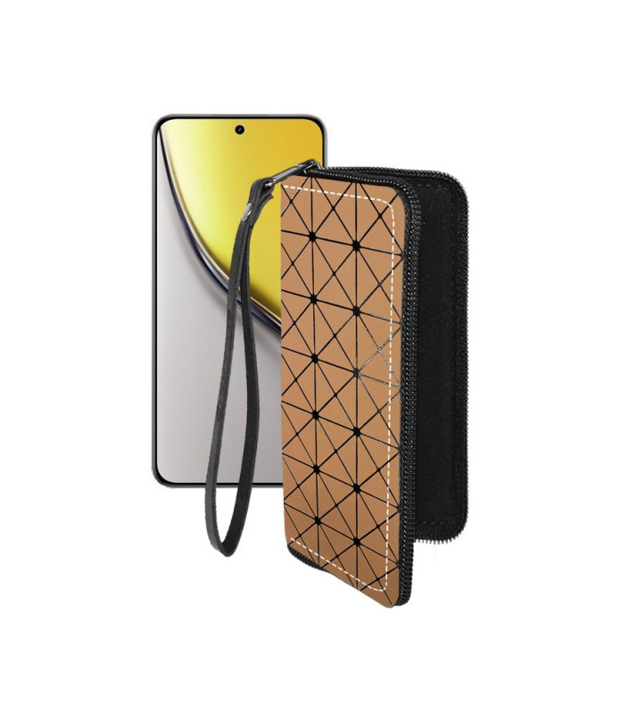 Чохол-гаманець з екошкіри для телефону Realme P3 Ultra