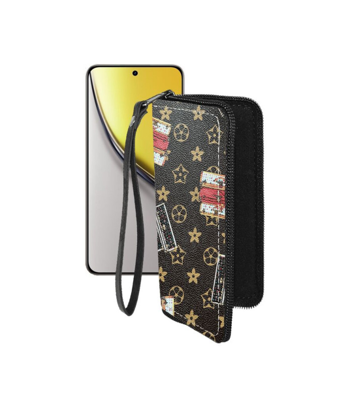 Чохол-гаманець з екошкіри для телефону Realme P3 Ultra