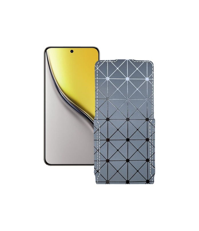 Чохол-флип з екошкіри для телефону Realme P3 Ultra