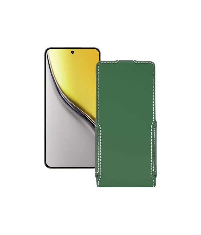 Чохол-флип з екошкіри для телефону Realme P3 Ultra