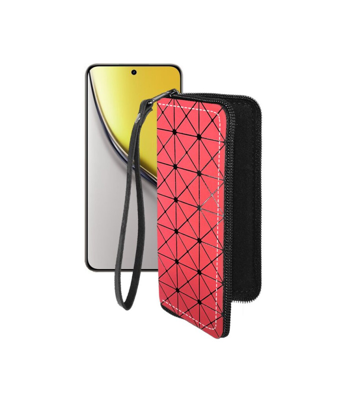 Чохол-гаманець з екошкіри для телефону Realme P3 Ultra