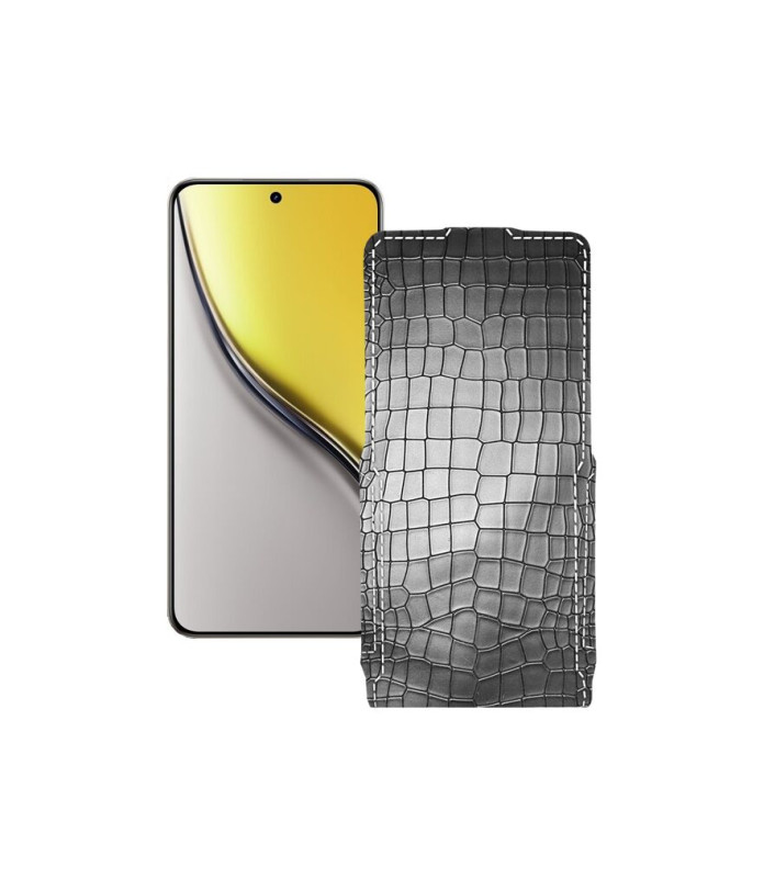 Чохол-флип з екошкіри для телефону Realme P3 Ultra