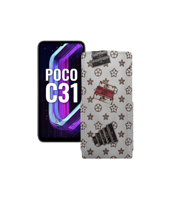 Чохол-флип з екошкіри для телефону Xiaomi Poco C31 2021