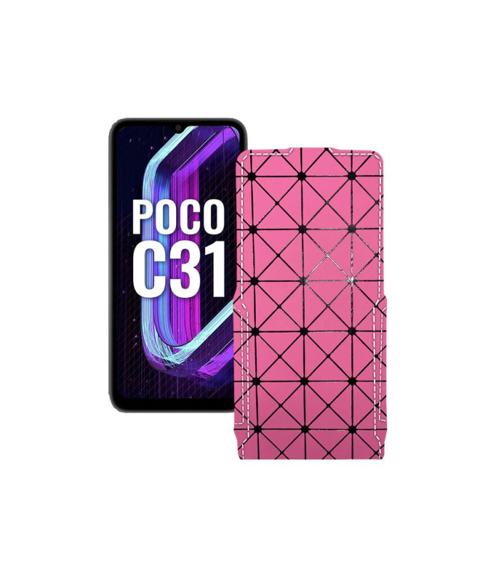 Чохол-флип з екошкіри для телефону Xiaomi Poco C31 2021