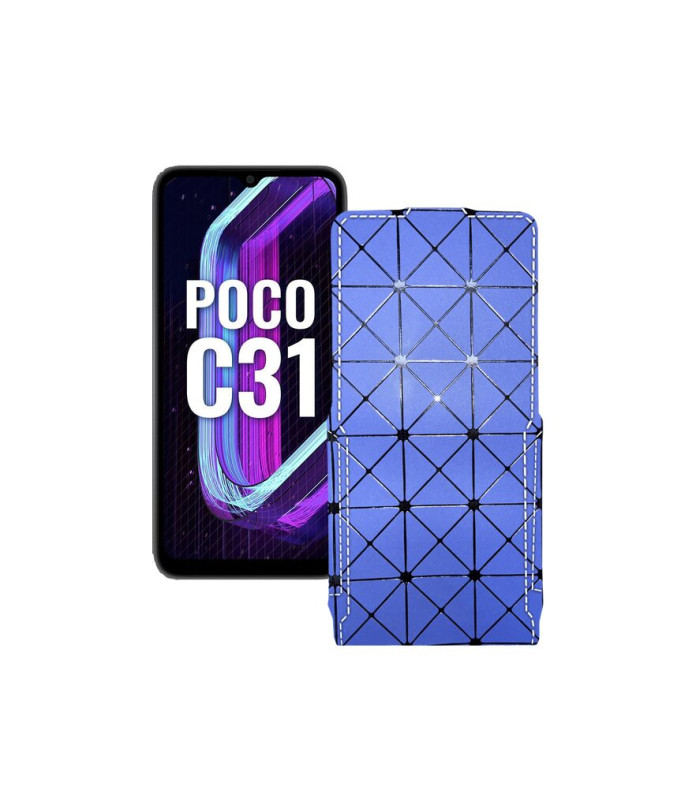 Чохол-флип з екошкіри для телефону Xiaomi Poco C31 2021