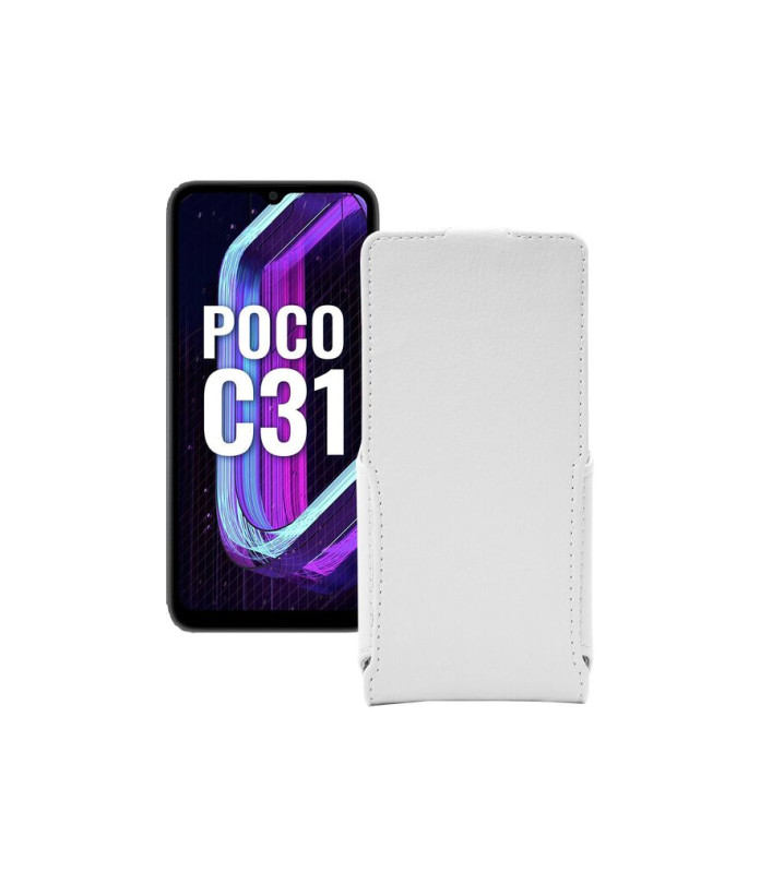 Чохол-флип з екошкіри для телефону Xiaomi Poco C31 2021