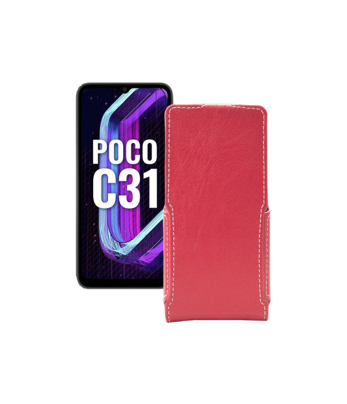 Чохол-флип з екошкіри для телефону Xiaomi Poco C31 2021