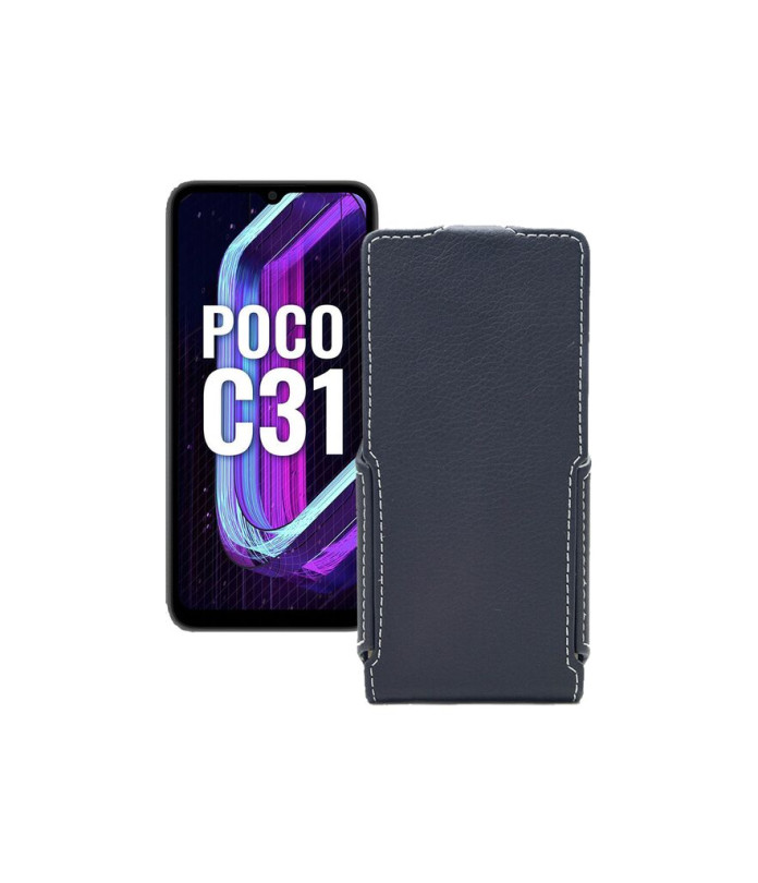 Чохол-флип з екошкіри для телефону Xiaomi Poco C31 2021