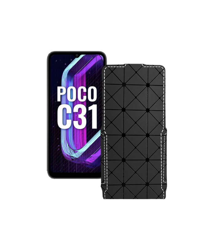 Чохол-флип з екошкіри для телефону Xiaomi Poco C31 2021