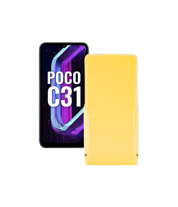 Чохол-флип з екошкіри для телефону Xiaomi Poco C31 2021