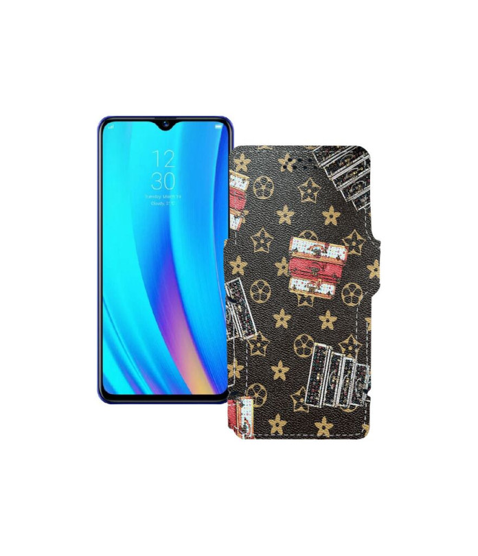 Чохол-книжка з екошкіри для телефону Realme 3 Pro