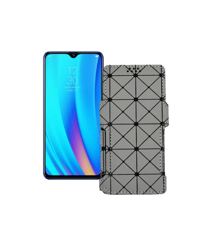 Чохол-книжка з екошкіри для телефону Realme 3 Pro