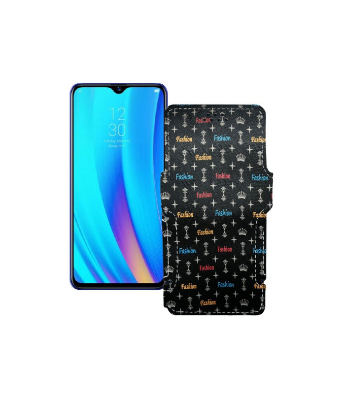 Чохол-книжка з екошкіри для телефону Realme 3 Pro