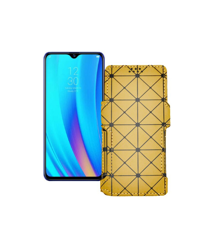 Чохол-книжка з екошкіри для телефону Realme 3 Pro