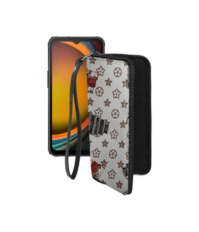 Чохол-гаманець з екошкіри для телефону Samsung Samsung Galaxy XCover7 Pro (G776)