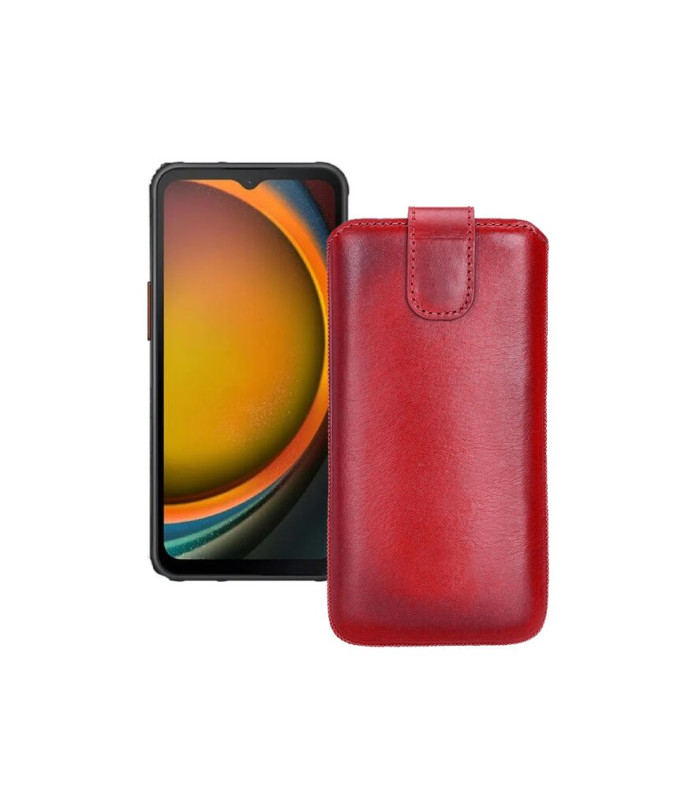 Витяжка з екошкіри для телефону Samsung Samsung Galaxy XCover7 Pro (G776)