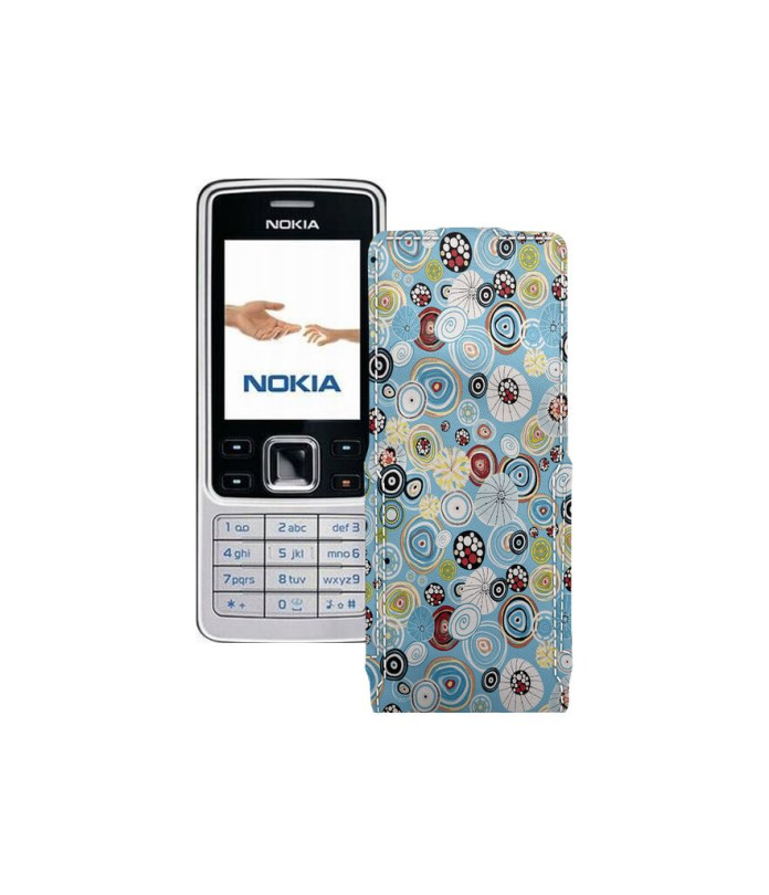 Чохол-флип з екошкіри для телефону Nokia 6301