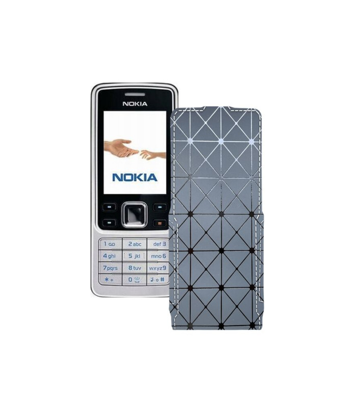 Чохол-флип з екошкіри для телефону Nokia 6301