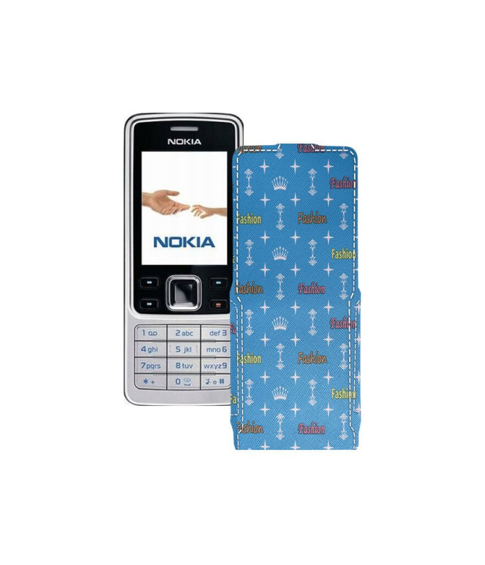 Чохол-флип з екошкіри для телефону Nokia 6301