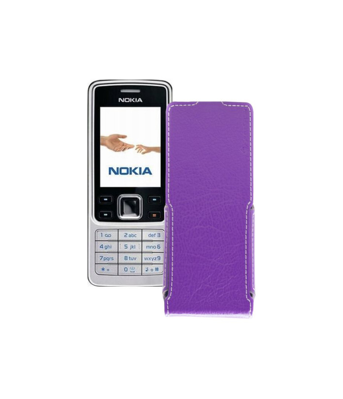 Чохол-флип з екошкіри для телефону Nokia 6301