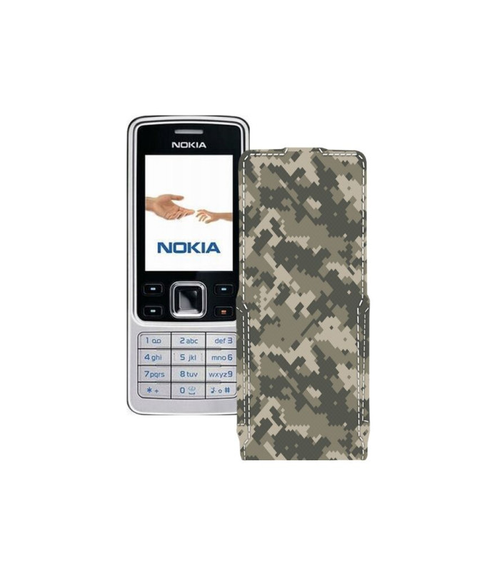 Чохол-флип з екошкіри для телефону Nokia 6301