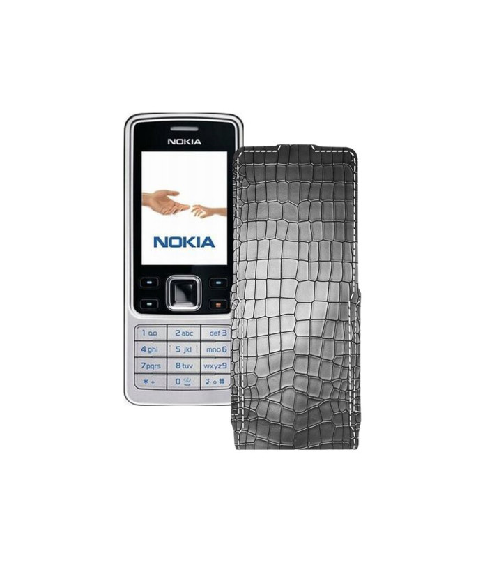 Чохол-флип з екошкіри для телефону Nokia 6301