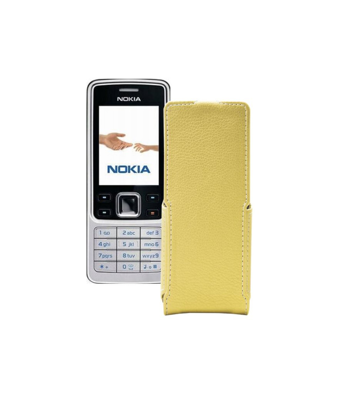 Чохол-флип з екошкіри для телефону Nokia 6301