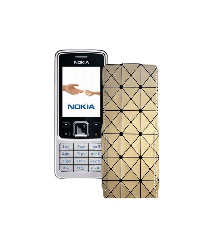 Чохол-флип з екошкіри для телефону Nokia 6301