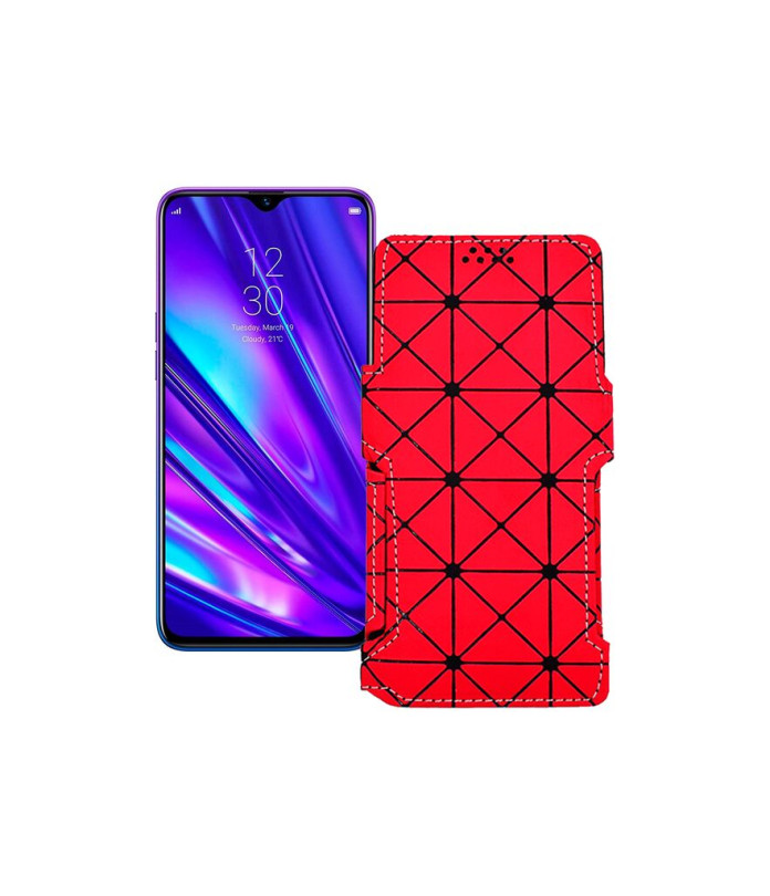 Чохол-книжка з екошкіри для телефону Realme 5 Pro